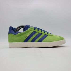 Adidas Gazelle Men's Size 8.5 Athletic Green Suede Casual Sneaker Lace Up GY7372